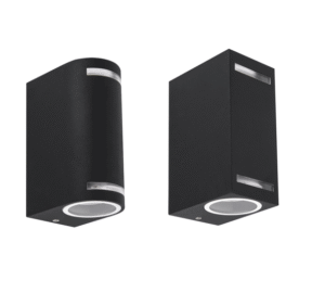Stenska svetilka 2xGU10 za LED IP54 120° FOREST C D