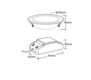 LED panel 12W RGB CCT Mi Light – SMART, zatemnilni 1056lm - slika 10