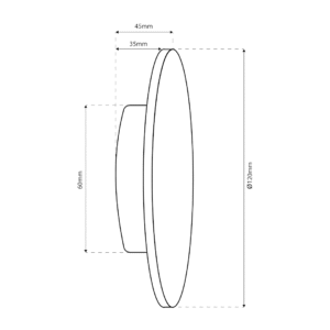 LED stenska svetilka 9W/12W/15W/8W 3CCT IP65 DISK - slika 11
