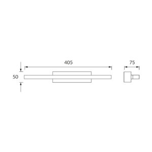 LED stenska svetilka 9W/12W 4000K IP20 RUMBA - slika 4