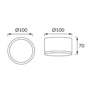 LED panel 7W nadgradni 840lm IP20 ROLEN - slika 6