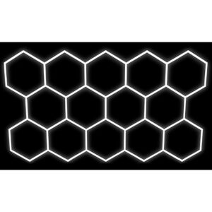 HEXAGON 14S 238x420cm 456W 6500K 59.280lm LED modularni sistem razsvetljave - slika 7