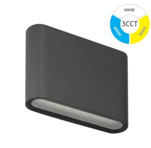 LED stenska svetilka 2x3W CCT IP54 JR503A - slika 3