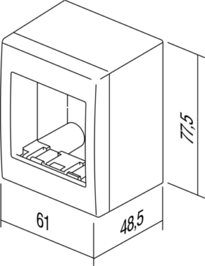OHIŠJE NO CUBO Z DNOM IP20 2M ES - slika 3