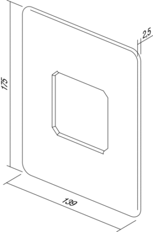 ŠČITNIK STENSKI PW 5/1 - slika 3