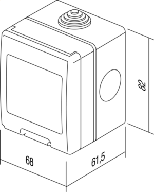 OHIŠJE NO CUBO IP55 2M GY - slika 3