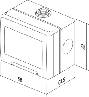 OHIŠJE NO CUBO IP55 3M PW - slika 3