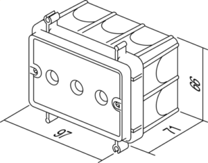 DOZA PRAVOKOTNA ZA BETON BM3