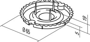 POKROV DOZE ZAŠČITNI 65 50/1