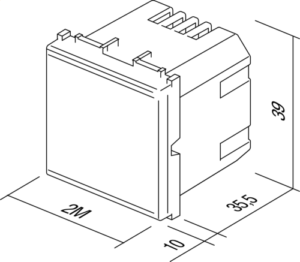 STIKALO / ZATEMNILNIK UNIVERZALNI RLC 0-300W 2M ES - slika 4