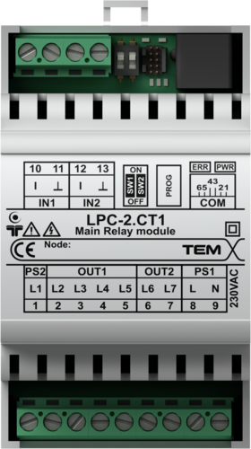 RELE ENOTA ZA KARTIČNO STIKALO 2x16A 250V~