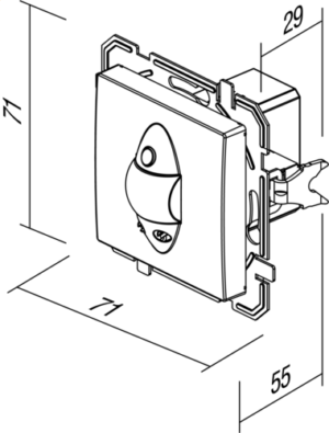 IR STIKALO 5A 230V~ AT XO - slika 4