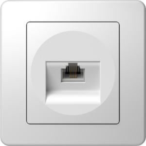 VTIČNICA TEL LT RJ11 6/4 PW