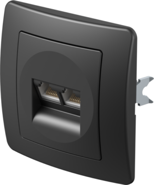 VTIČNICA CAT6S KS DVOJNA 2x RJ45 8/8 SLIM NB - slika 2