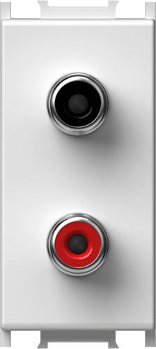 VTIČNICA AUDIO 2xRCA 1M PW