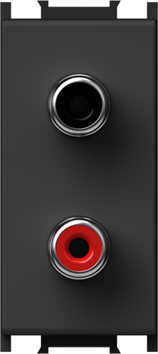 VTIČNICA AUDIO 2xRCA 1M SB