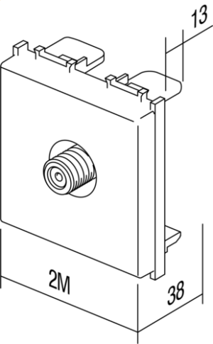 VTIČNICA R OSNOVNA 0dB 2M SB - slika 3