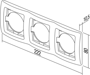 OKVIR EKONOMIK 3 HORIZONTALNI CB