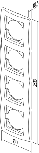 OKVIR EKONOMIK 4 VERTIKALNI CB