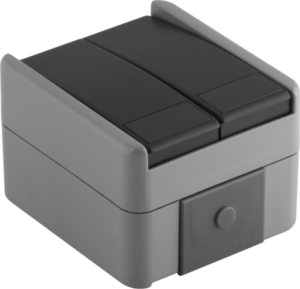 TIPKALO SERIJSKO IP44 10A 250V~ GY - slika 2