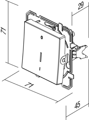 STIKALO DVOPOLNO 16AX 250V~ AT IN 03 XO - slika 5