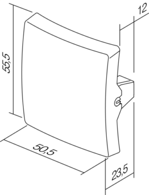 TIPKA Z NAPISNO PLOŠČICO ES IL - slika 3