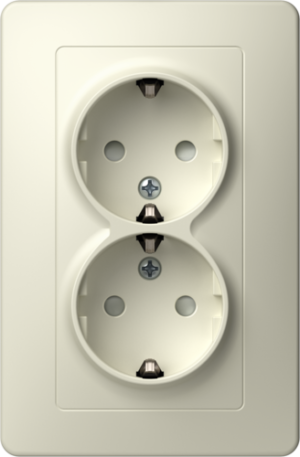 VTIČNICA SCHUKO DVOJNA 2P+E 16A 250V~ IW KS