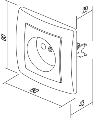 VTIČNICA 2P 16A 250V~ NB - slika 3