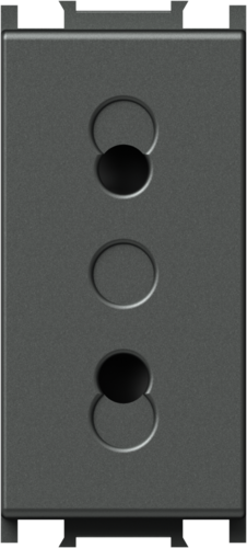 VTIČNICA EURO+KS 2P 10A 250V~ 1M AT