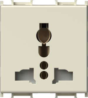 VTIČNICA VEČSTANDARDNA+KS 2P+E 13A 250V~ 2M IW