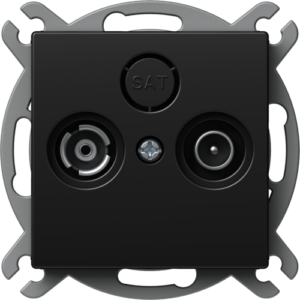 VTIČNICA TV-R KONČNA 1dB BK XO