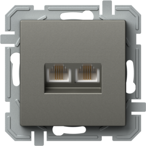 VTIČNICA TEL KS DVOJNA 2x RJ11 6/4 TI XO