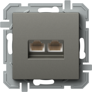 VTIČNICA CAT5e KS DVOJNA 2x RJ45 8/8 TI XO