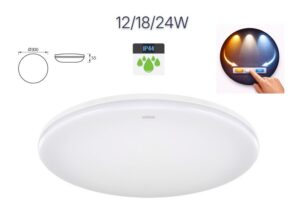 LED plafonjera 12/18/24W 3CCT 2340lm IP44 PUZEL