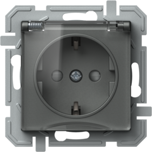 VTIČNICA SCHUKO+POKROV 2P+E 16A 250V~ AT XO