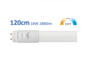 LED cevna sijalka T8 G13 120cm 18W 1800lm CCT steklena