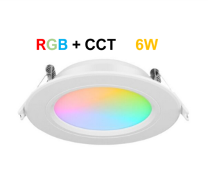 LED panel Mi-light 6W 600lm 25° SMART RGB+CCT