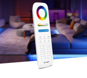 Stenski UPRAVLJALNIK Mi-light FUT089S RGB+CCT LED zatemnilnik - slika 3