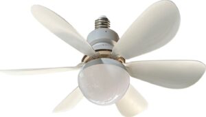 Ventilator z LED osvetlitvijo za navoj E27 - 12W CCT + daljinski upravljalnik - slika 4
