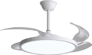Stropni ventilator z LED svetilko 36W CCT bel + daljinski upravljalnik - slika 6