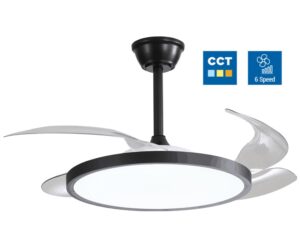 LED stropni ventilator z LED svetilko 36W
