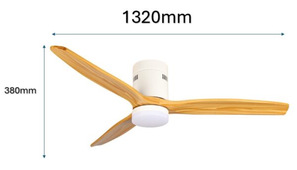 LED stropni ventilator 18W 3CCT