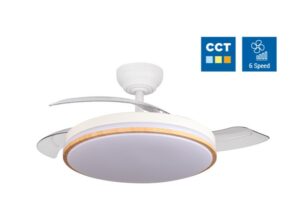 Stropni ventilator z LED svetilko