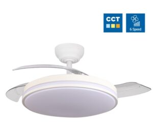 Stropni ventilator z LED svetilko