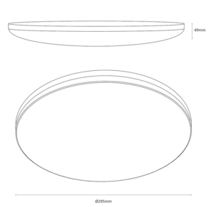 LED plafonjera CCT IP54 12-18-24W 1920lm bela – nastavljiva moč in barva svetlobe - slika 7