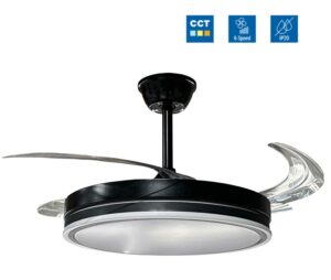 LED stropni ventilator z LED svetilko