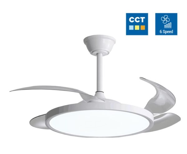 LED stropni ventilator z LED svetilko 36W