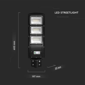 LED solarna cestna svetilka 6000k IP65 s senzorjem - slika 8