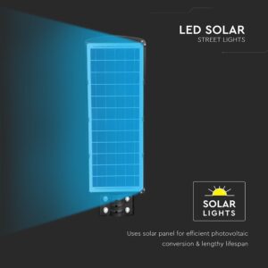 LED solarna cestna svetilka 6000k IP65 s senzorjem - slika 7