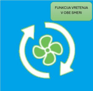LED stropni ventilator 18W 3CCT 1440lm IP20 črna+les - slika 8